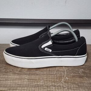 Vans Classic Slip-On Platform Women's Shoes Sneakers Size 10 Black